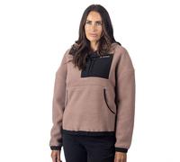 Klim Sira High Pile Hoodie, veste fonctionnelle pour femmes M Rose/Noir Rose/Noir