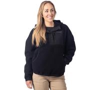 Klim Sira High Pile Hoodie, veste fonctionnelle pour femmes L Noir Noir