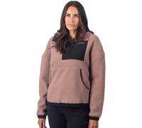 Klim Sira High Pile Hoodie, veste fonctionnelle pour femmes L Rose/Noir Rose/Noir