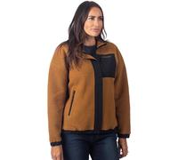 Klim Sira High Pile Veste polaire pour dames, Marron, Taille S