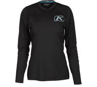 Klim Solstice -1.0 Chemise fonctionnelle à manches longues pour dames, noir, taille M pour femmes