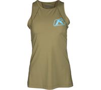 Klim Solstice -1.0, chemise fonctionnelle sans manches pour femm L Olive Olive