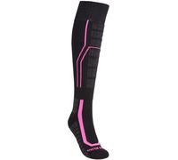 Klim Solstice 2.0 Chaussettes de motoneige pour dames, noir-gris-rose, taille S pour femmes