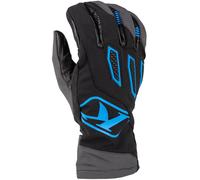 Klim Spool Gants de motocross, noir-gris-bleu, taille M pour homme