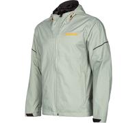 Klim Stash, veste textile imperméable XS Gris Clair/Orange Gris Clair/Orange