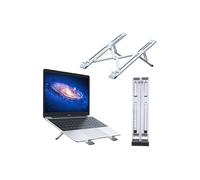 KLIM Steady - Support Ordinateur Portable et Tablette - Structure en Aluminium Légère et Résistante - Garantie 5 Ans - Support Réglable pour Tablette