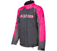 Klim Strata Veste de motoneige pour dames, gris/rose, Taille L