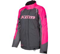 Klim Strata Veste de motoneige pour dames, gris-rose, taille M pour femmes