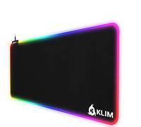 KLIM Supremacy - Tapis de Souris RGB Extra Large - Nouveau - Surface Étendue (XL) - Effets Lumineux - Tissu Haute Précision - Très Grand Tapis de Souris Gamer USB Rétroéclairé - 786 x 300 x 4 mm