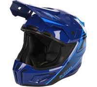 Klim T1 Freeride Descent, casque de motocross L Bleu Foncé/Bleu Bleu Foncé/Bleu