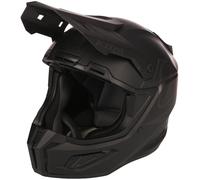 Klim T1 Freeride Solid, casque de motocross L Mat Noir/Gris Foncé Mat Noir/Gris Foncé