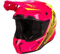 Klim T1 Freeride Descent, casque de motocross M Fuchsia Néon/Jaune Néon Fuchsia Néon/Jaune Néon