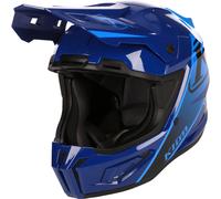 Klim T1 Freeride Descent, casque de motocross XS Bleu Foncé/Bleu Bleu Foncé/Bleu
