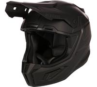 Klim T1 Freeride Solid, casque de motocross XL Mat Noir/Gris Foncé Mat Noir/Gris Foncé