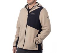 Klim Teton Crest, sweat à capuche zippé S Beige/Noir Beige/Noir