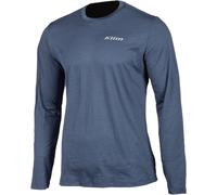 Klim Teton Merino Wool T-shirt fonctionnel, bleu, taille M pour homme