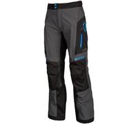 Klim Traverse Gore-Tex Pantalon textile de moto, Gris/Noir/Bleu, Taille 34