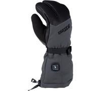 Klim Tundra HTD Gants chauffants pour motoneige, noir/gris, Taille 2XL