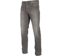 Klim Unlimited Straight Stretch Denim Jeans moto, gris, Taille 32/30
