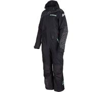 Klim Vailside Leo Costume de motoneige une pièce pour dames, Noir/Gris/Vert, Taille L
