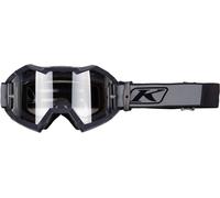 Klim Viper 2023 Lunettes de motocross, noir/gris, Taille unique