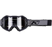 Klim Viper Fracture, lunettes de protection Taille unique Gris/Noir Net Gris/Noir Net