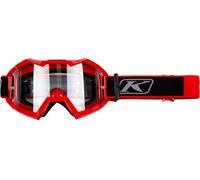 Klim Viper Fracture, lunettes de protection Taille unique Rouge/Noir Net Rouge/Noir Net