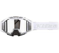 Klim Viper Pro Lunettes de motoneige, Blanc/Gris, Taille unique
