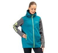 Klim Visita Long, zip hoodie women S Pétrole/Gris Foncé Pétrole/Gris Foncé