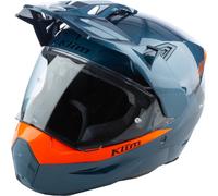 Klim X1 Alpha Carbon Barre Enduro, bleu-orange, taille M pour homme