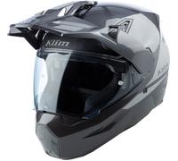 Klim X1 Alpha, casque d aventure L Gris Foncé/Argent Gris Foncé/Argent