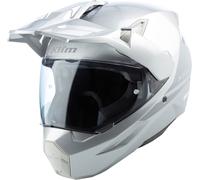 Klim X1 Alpha, casque d aventure M Gris Clair/Argent Gris Clair/Argent