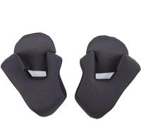 Klim X1 Alpha, coussinets de joue 25 mm Noir Noir