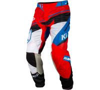 Klim XC Lite 2019 Pantalon Motocross, Rouge/Bleu, Taille 24