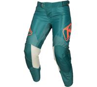 Klim XC Lite, pantalon textile femme 10 Pétrole/Blanc/Orange Pétrole/Blanc/Orange