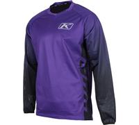 Klim XC Lite Purist Maillot Motocross, noir/violet, Taille XXL