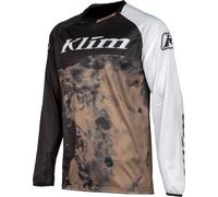 Klim XC Lite S23, jersey S Noir/Blanc/Beige Noir/Blanc/Beige