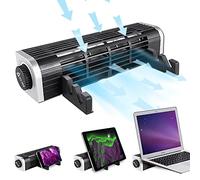 KLIM™ Zephyr - Hyper Refroidisseur Triple Fonction Et Puissant Ventilateur de Poche - Nouveauté - Silencieux & Haute Performance - Design Élégant - Refroidissement Innovant À Flux Croisé 3000 RPM