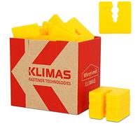 KLIMAS 8mm 50pc Plastic Spacers, Blue | Base Profiles, Compensation Pieces, Spacers for Universal Anchors with 3 PE Spacers Ø 6/8/10mm