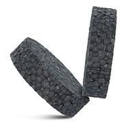 KLIMAS Lot de 100 bouchons de protection en polystyrène EPS, diamètre 67 mm, épaisseur graphite 17 mm, disque en polystyrène, pour chevilles, chevilles, isolation thermique, façade, accessoires