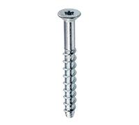 KLIMAS Lot de 100 vis à béton 6,0 x 80 mm à tête fraisée en acier au carbone TX 40