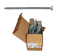 KLIMAS Lot de 100 vis d'espacement galvanisées 6 x 130 mm