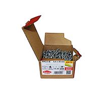 KLIMAS Lot de 250 vis à ferrure d'angle 5 x 30 mm - Vis de raccordement à bois avec ETA