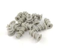 KLIMAS Lot de 50 chevilles en nylon pour plaques de plâtre - Blanc