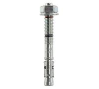 KLIMAS Stud di ancoraggio zincato bianco - asta e anello zincato 12x115 - Scatola di 40 - Caviglia fissaggio