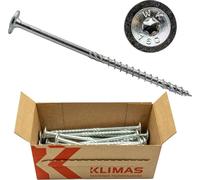 Klimas Vis à bois Vis à tête plate argent 5 x 60 mm 150 pcs.