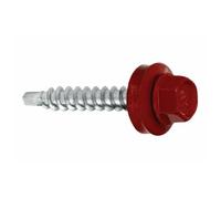 KLIMAS Vis autoperceuses х 4,8 mm - 25 lot de 250-rAL : 3011 trapezblechschrauben marron-vis