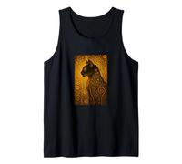 Klimt Cat Tee - Gustav Klimt - Inspiré Art Nouveau Chat Débardeur