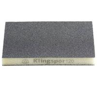 Klingspor 244379 SW 502 éponge abrasive, grain de carbure de silicium 220 96 x 123 x 12,5 mm 100 pc(s)