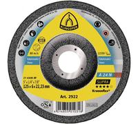 Klingspor 2922 A 24 N Supra Disque à ébarber Diamètre 125 mm Ø de perçage 22.23 mm acier inoxydable 10 pc(s)